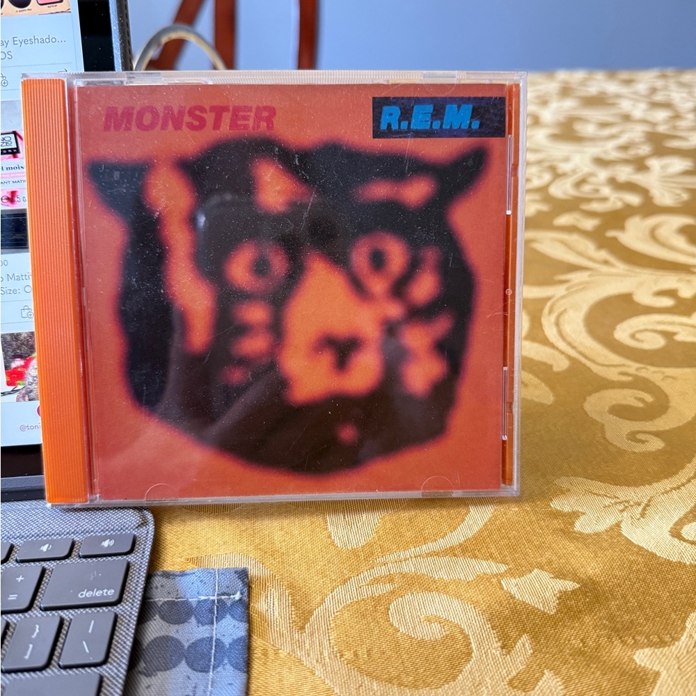 REM CD Orange Album Cover Art